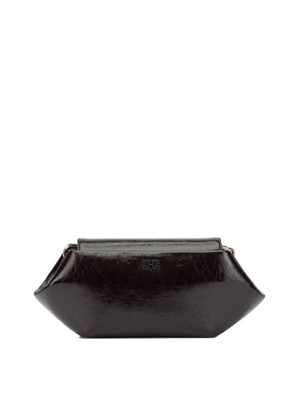 Ganni Bou East/West Shine Shoulder Bag Women